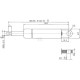 Sprężyna gazowa L257 mm 280N Stabilus CA052507 | Exvi