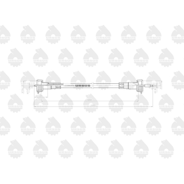 Linka - Licznika MTG (motogodzin) L01886603U | Exvi