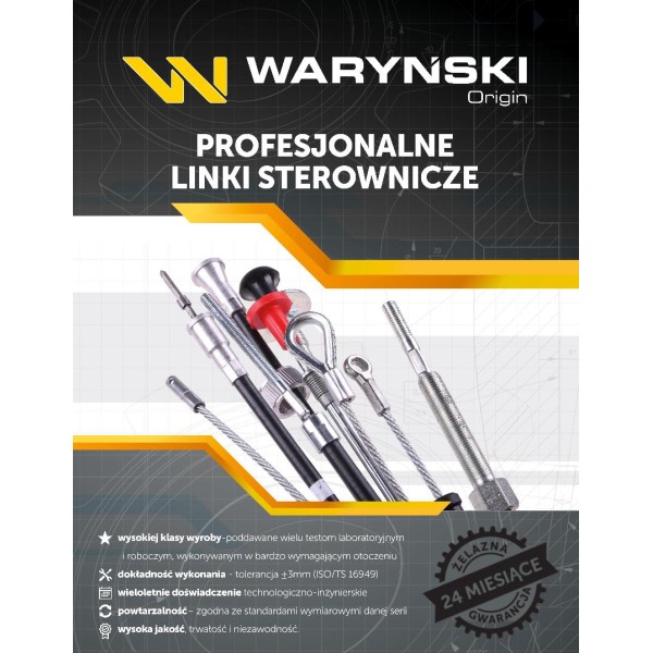 Linka - Zaciąg L-260mm 80231009 ZETOR L02880103 | Exvi