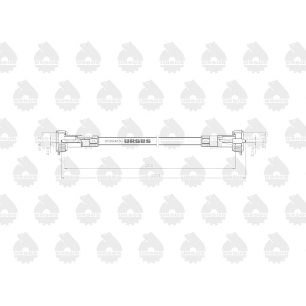 Linka - Licznika MTG (motogodzin) L01886610U | Exvi