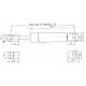 Sprężyna gazowa L480.5 mm 140N Stabilus CA638900 | Exvi