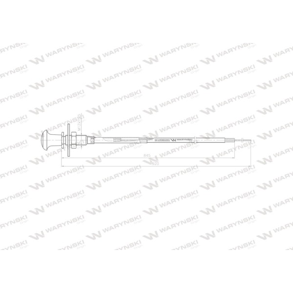 Linka - Rozdzielacz napędu L-920mm ZETOR L05881001 | Exvi
