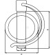 Zawleczka składana na rurę 16x55 mm 5103862 | Exvi