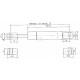 Sprężyna gazowa L546 mm 140N Stabilus CA620319 | Exvi