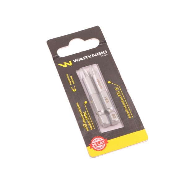 Końcówki wkrętakowe bity PZ3 50mm Waryński WMA115 | Exvi