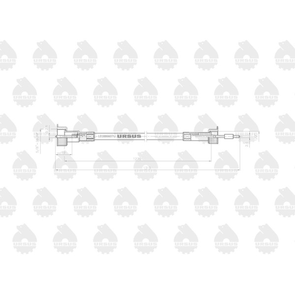 Linka - Licznika MTG (motogodzin) L01886607U | Exvi