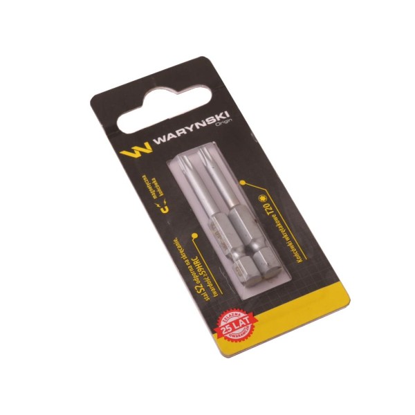 Końcówki wkrętakowe bity T20 50mm Waryński WMA120 | Exvi