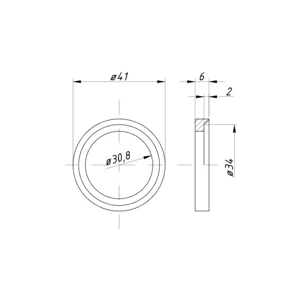 Gniazdo zaworu wydechowego C-360 50405660 | Exvi