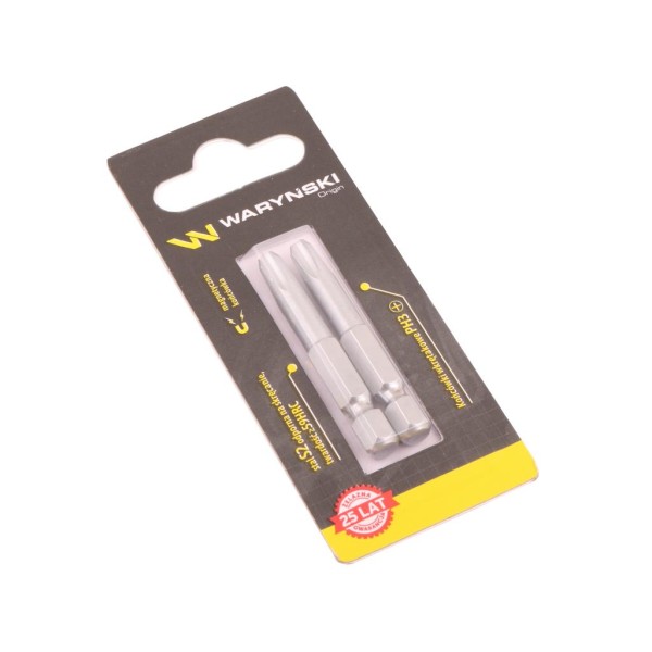 Końcówki wkrętakowe bity PH3 50mm Waryński WMA112 | Exvi