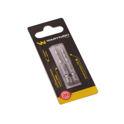 Końcówki wkrętakowe bity T15 50mm Waryński WMA119 | Exvi