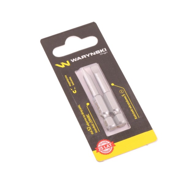 Końcówki wkrętakowe bity 5 50mm Waryński WMA116 | Exvi