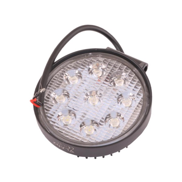 Lampa robocza okrągła 27W 9 LED GLANZ L0076G | Exvi