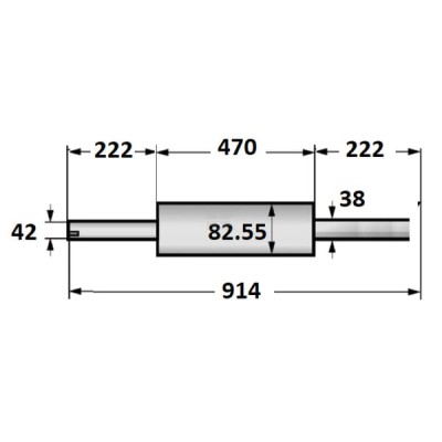Tłumik pionowy VPE8007 | Exvi
