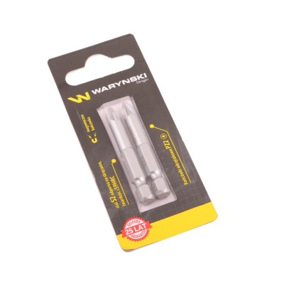 Końcówki wkrętakowe bity PZ2 50mm Waryński WMA114 | Exvi