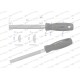 Pilnik półokrągły 150 mm Waryński WMF004 | Exvi
