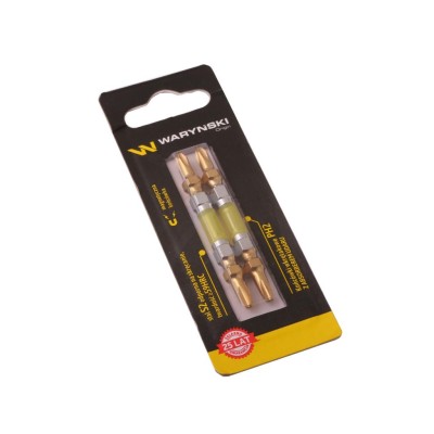 Końcówki wkrętakowe z absorberem PH2 65mm WMA124 | Exvi