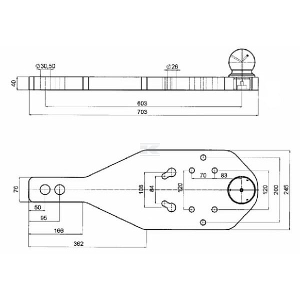 Płyta nośna K80 009606400A11 | Exvi