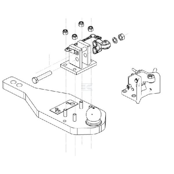 Płyta nośna K80 009606400A11 | Exvi