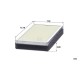 Filtr kabinowy CUD39009 | Exvi