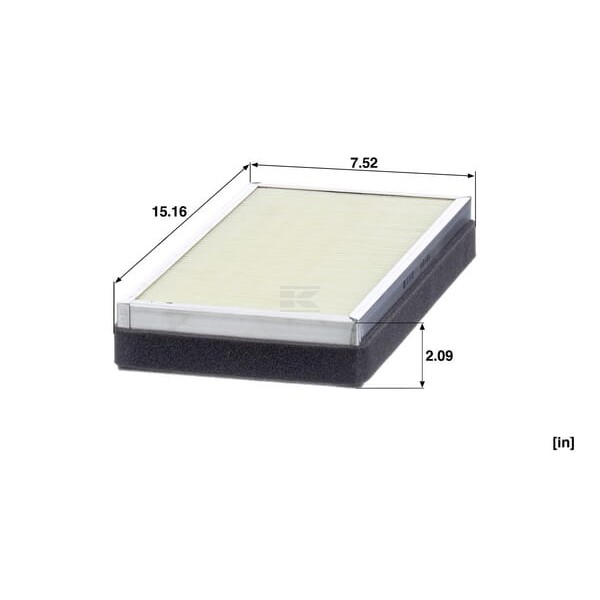Filtr kabinowy CUD39009 | Exvi