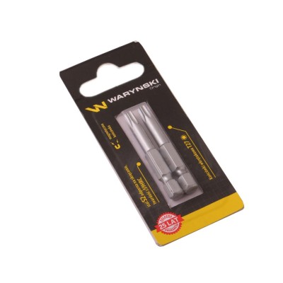 Końcówki wkrętakowe bity T27 50mm Waryński WMA122 | Exvi