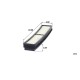 Filtr kabinowy CUD61004 | Exvi