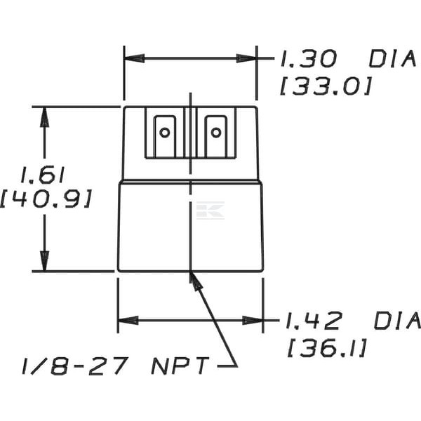 Czujnik, 1 /8, 50 mbar, Donaldson X770050 | Exvi