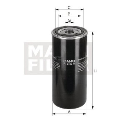 Filtr wymienny oleju hydr. WD13145 | Exvi