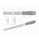 Pilnik półokrągły 250 mm Waryński WMF006 | Exvi