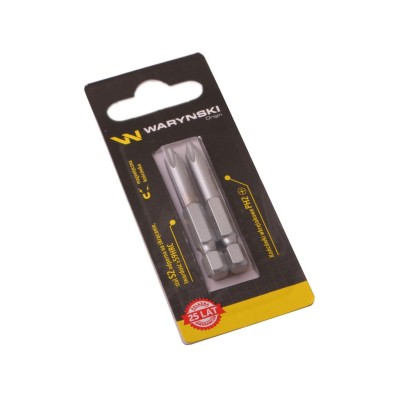 Końcówki wkrętakowe bity PH2 50mm Waryński WMA111 | Exvi