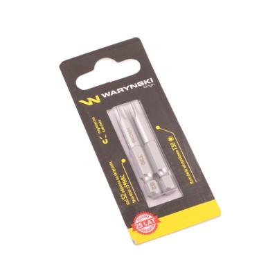 Końcówki wkrętakowe bity T30 50mm Waryński WMA123 | Exvi