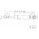 Sprężyna gazowa L422 mm 150N Stabilus CA045993 | Exvi