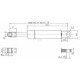 Sprężyna gazowa L247 mm 250N Stabilus CA044334 | Exvi