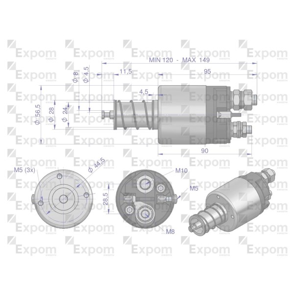 Wyłącznik ( włącznik) rozrusznika 931643 931643EX | Exvi