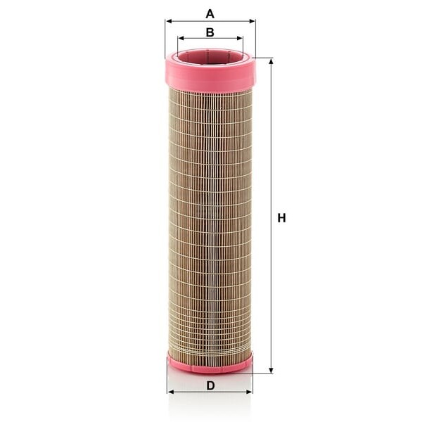 Wkład filtra powietrza wtórnego CF141452 | Exvi