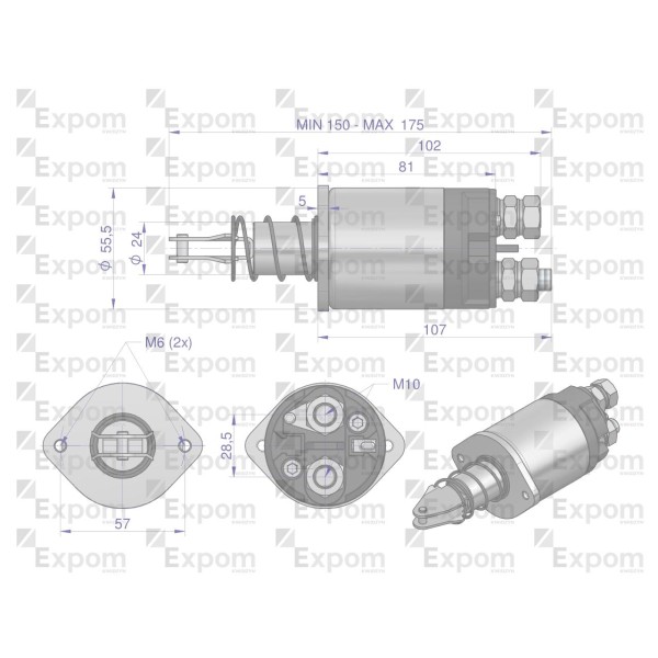 Wyłącznik ( włącznik) rozrusznika We 443115144723EX | Exvi