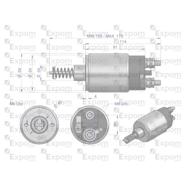 Wyłącznik ( włącznik) rozrusznika WE11H 9600010EX | Exvi