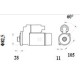 Rozrusznik z reduktorem 12V 1.4kW Z-11 CW MS1161 | Exvi