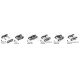 Zamek łańcucha 1x1/2x15.88 mm DON516VE | Exvi