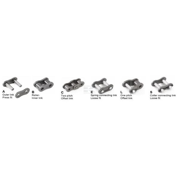 Zamek łańcucha 1x1/2x15.88 mm DON516VE | Exvi