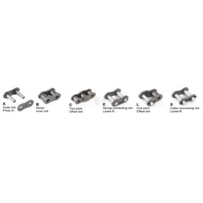 Półogniwo łańcucha 1x1/2x15.88 mm DON516CE | Exvi