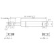 Sprężyna gazowa L785.5 mm 600N Stabilus CA095192 | Exvi