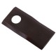 Nóż. nożyk kosiarka lewy 105x48x4mm WKR105X48X4L/2 | Exvi