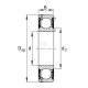 Łożysko kulkowe zwykłe 40x80x18 mm INA/FAG G208NPPB | Exvi