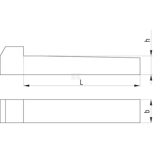 Klin wpuszczany Kramp, 10 x 8 x 50 mm 688710850 | Exvi