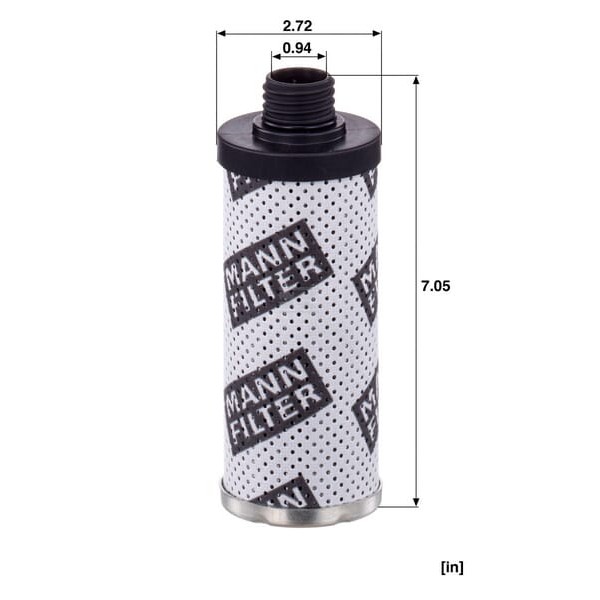 Filtr hydrauliczny HD7013 | Exvi