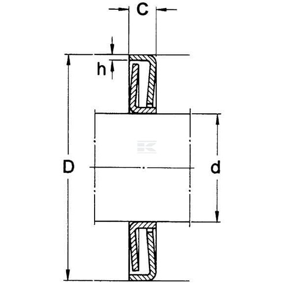 Uszczelnienie labiryntowe SKF Z208FSKF | Exvi