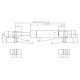Sprężyna gazowa L565 mm 100N Stabilus CA9864DU | Exvi