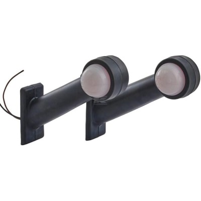 Lampa obrysowa 12V czerwona/biała 2XS955232001 | Exvi