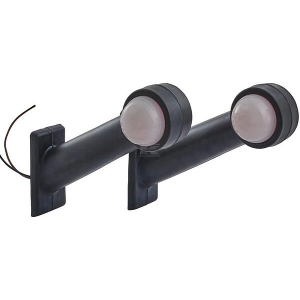 Lampa obrysowa 12V czerwona/biała 2XS955232001 | Exvi